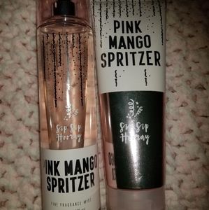 Bath and Body works Mango Spritzer set